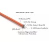 Universal Orange, Direct Burial RG6 Coax, Underground Coaxial Cable, 100