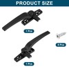 sourcing map 2Pcs Casement Window Locking Handle, Zinc Alloy Locking