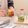 2-Cups Glass Measuring Cups with Lids Set, Measuring Jugs with