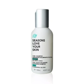 Seasons Love Your Skin 3en1 Shampoo Limpiador Equilibrante Facial Menta 120ml