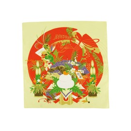 Furoshiki Furoshiki Saijiki, Seasonal Pattern, 100% Cotton, Small Furoshiki Tapestry (New Year)