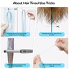 Hair Tinsel Kit with 47INCH 1200 Strands Heat Resistant Glitter