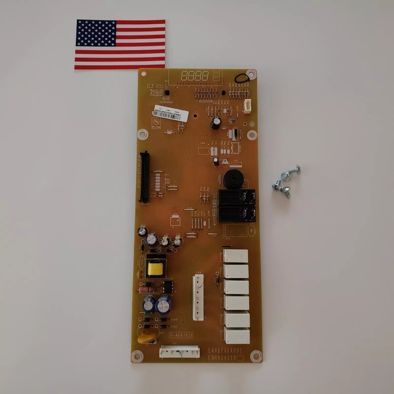 GE WB27X29801 New GE Microwave Control Board White LED Genuine