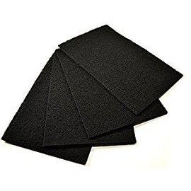 CFS – Premium Carbon Activated PreFilters Compatible with HPA300 for HW Air Purifier. Precision–Removed Odor and VOCs - Charcoal Air Filter Sheet – Black, Pack of 4