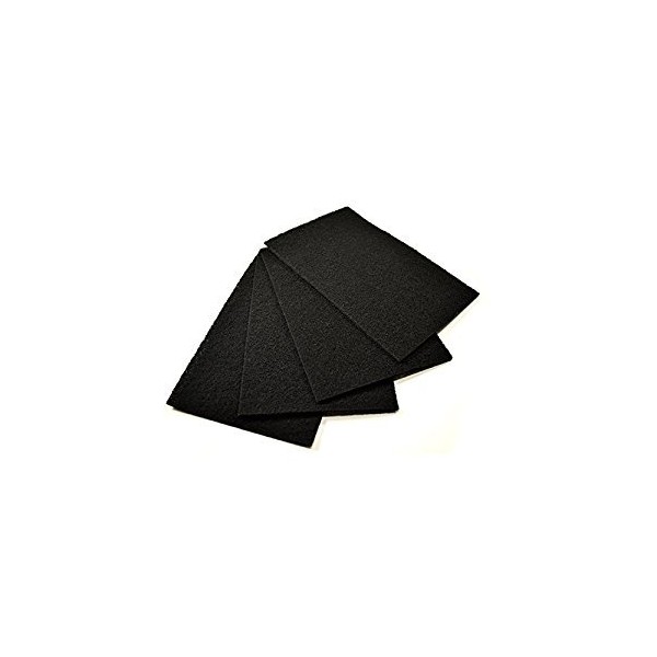 CFS – Premium Carbon Activated PreFilters Compatible with HPA300 for HW Air Purifier. Precision–Removed Odor and VOCs - Charcoal Air Filter Sheet – Black, Pack of 4