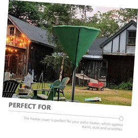 Kisangel Patio Heater Cover Outdoor Heater Protector Dust Cover for Garden and Patio Use Drawstring Design for