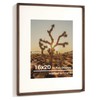 RICHFOCUS 16x20 Picture Frame USA-Sourced Natural Walnut Solid Wood Photo