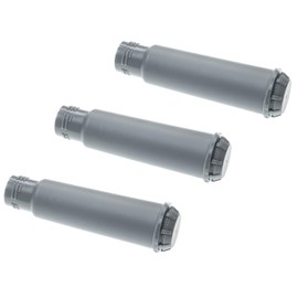 vhbw 3X Wasserfilter Filter kompatibel mit Krups One-Touch Smart Silver EA860e10 Kaffeevollautomat, Espressomaschine Grau