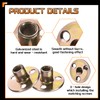 sourcing map 8Pcs M10 T-Nuts, Zinc Plated Steel Brad Hole