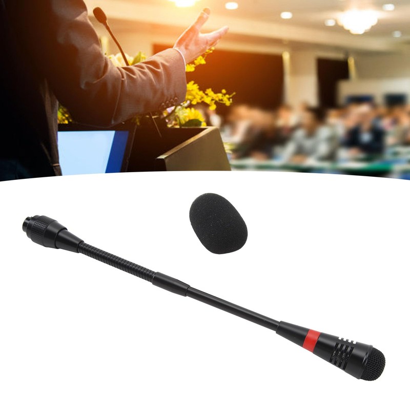 Plyisty 25cm Clear Sound Gooseneck Microphone for Conference Rooms