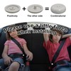 Sylvil 10 Sets Seat Belt Button Stop, Plastic Seat Belt