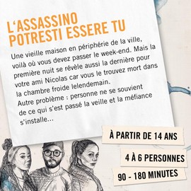 Hidden Games Hangover - Meurtre entre amis - Le jeu d'enquête interactif - Française - Jeu réaliste et interactif d'enquête criminelle, jeu de détective passionnant, jeu d'escape room