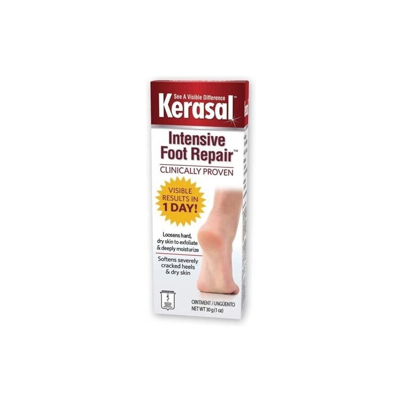 Kerasal One Step Exfoliating Moisturizer Foot Therapy Ointment Fast Results