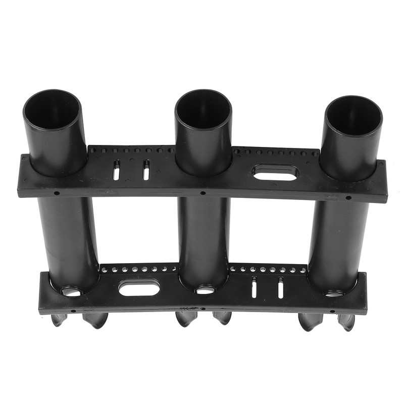 Outdoor Fishing Vertical 3‑Link Fishing Rod Rack Storage Holder Pole