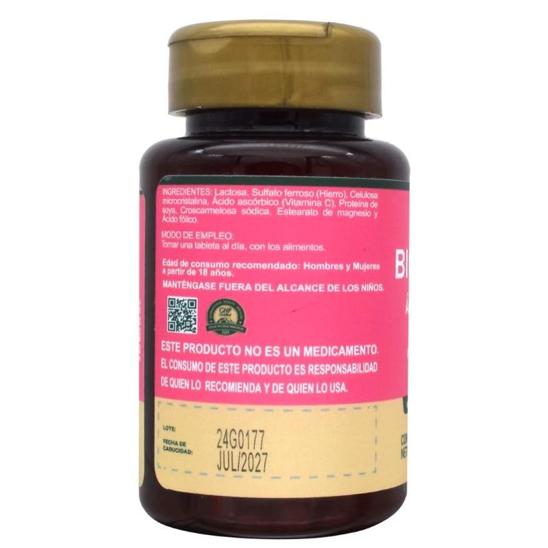 BioFolic-400 Ácido Fólico 60 Tabletas de 180mg