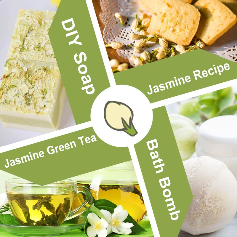 TEARELAE - Dried Jasmine Flowers Bud - Edible Flowers For