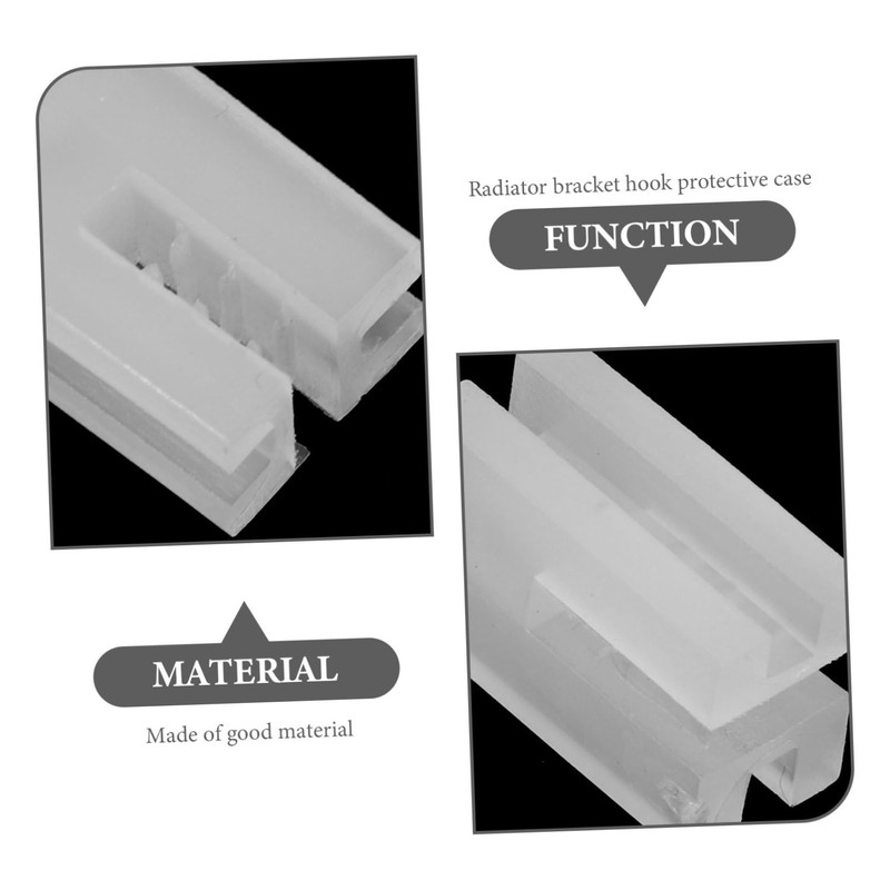 PartyKindom 10pcs Radiator Protective Cover Hooks Radiator Radiator Anti Vibration
