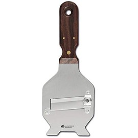 SANELLI AMBROGIO 1720.000 Affettatartufi aus Edelstahl mit Griff Palisander und Glatte Klinge, Edelstahl, Braun, 25.0 x 8.5 x 2.0 cm