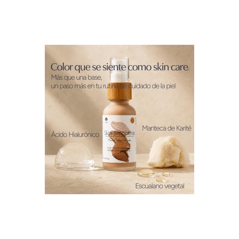CEIBA Skin Smoothie Base-Corrector, Base de Maquillaje Hidratante Ligera y
