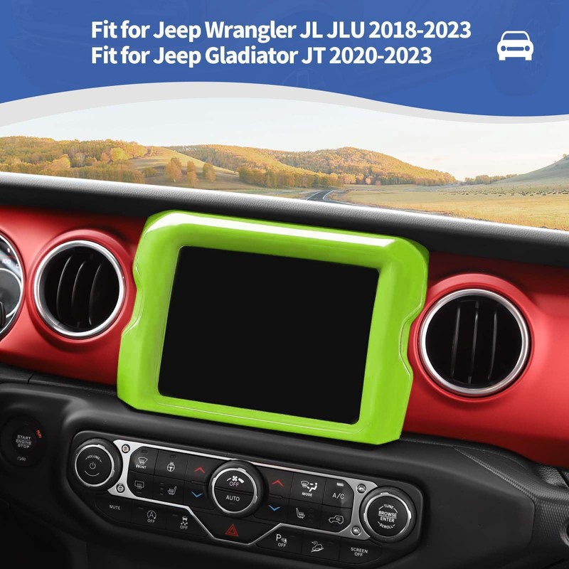 RT-TCZ Navigation Screen Panel Frame Trim Cover GPS Touch Decoration