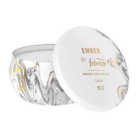 Febreze Scented Candle, Ember Scent, 11 oz 4 Wick Candle, Single Pack