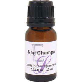 Nag Champa Fragrance Oil by Eclectic Lady, 10 ml Premium, Long Lasting Diffuser Oils, Aromatherapy