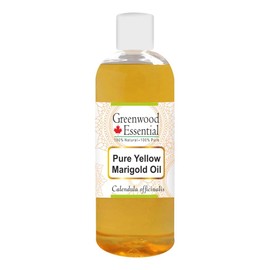 Greenwood Essential Pure Yellow Marigold Oil (Calendula Officinalis) Natural Therapeutic Quality 200 ml (6.76 oz)