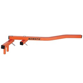 Deck Board Straightening & Removal Tool, Heavy-Duty 10Ga One-Piece Steel Deck Tool to Straighten Bending Boards & Tighten Gaps, Orange