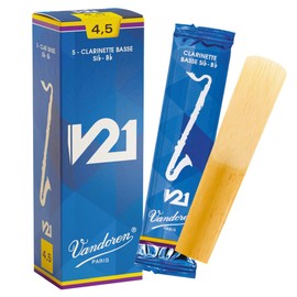 Vandoren CR8245 V21 Strength 4.5 Reeds for Bass Clarinet