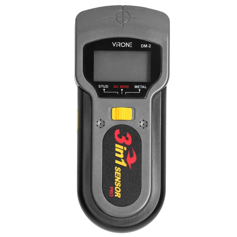 Virone DM-2 3-in-1 Wall Detector for Metal, Wood Stud, AC