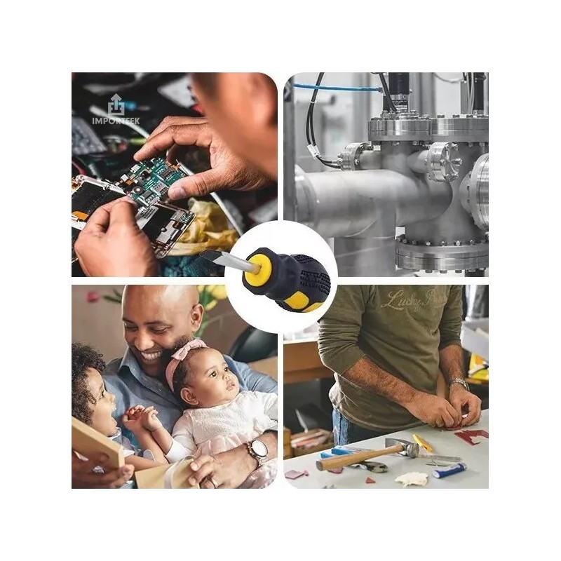 Importeek Kit Herramientas Desarmadores Destornillador Pinzas Perico