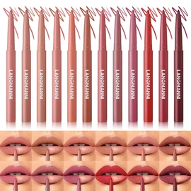 MIRUOKOU Lip Liner Matte Tint Trip Pencil Lip Long Lasting Color Retention Waterproof 08#