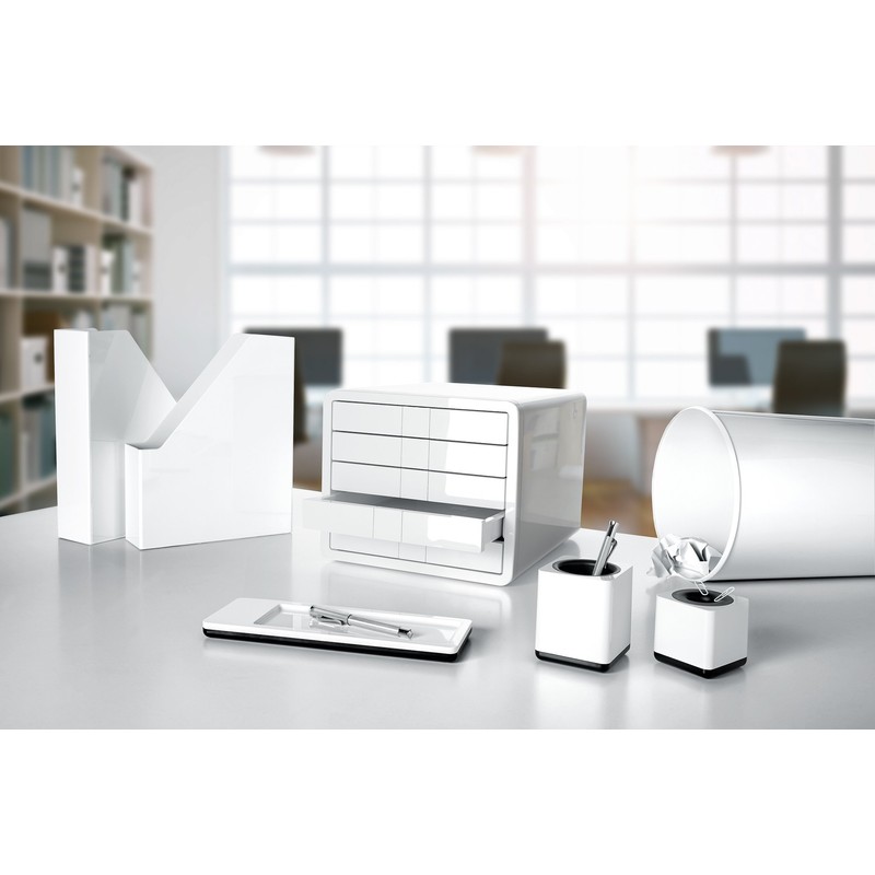 HAN 17653-32, i-Line pencil cup. Elegant, attractive accessory in premium