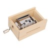 Music Box 15 Note Hand Crank Compact Retro Style Attractive