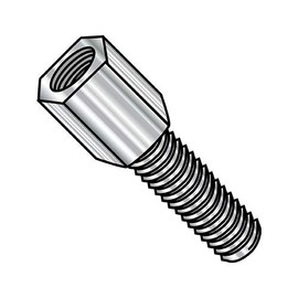 4-40X3/8 3/16 Hex Jackscrew Male 300 Series Stainless Steel (Pack Qty 500) BC-100604JM303 by Korpek