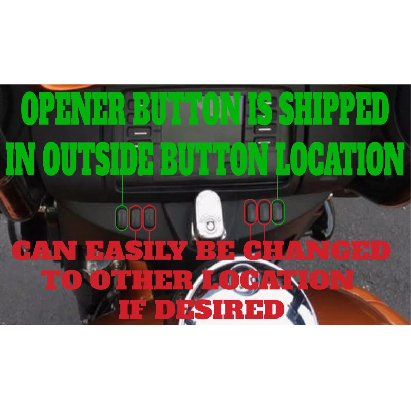 Kustom Cycle Parts Switch Panel Garage Door Opener For 14