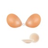 NONIO Adhesive Bra Strapless Sticky Invisible Push up Reusable Silicone