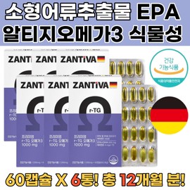 RTG Omega 3 RTG Omega Vegetable Eye Health Antioxidant 6 cans Omega 3 Ages 30s 40s / RTG오메가3 알티지오메가 식물성 눈건강 항산화 6통오메가3 남녀노소 30대 40