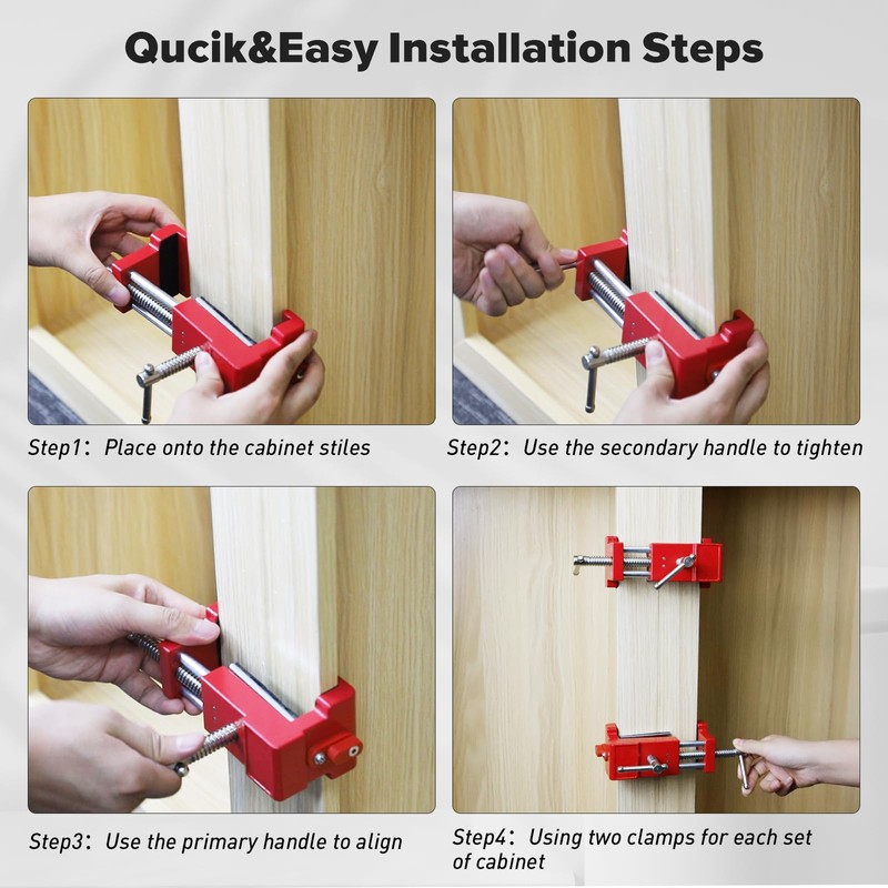 Cabinet Clamps, Cabinet Installation Cabinetry Clamps Face Frame Clamps Tools