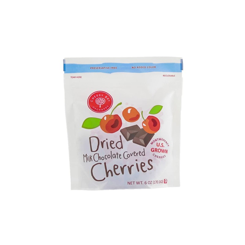Milk Chocolate Covered Dried Cherries (Case of 12 - 6oz