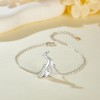 JERWLI Greyhound Whippet Bracelet 925 Sterling Silver Greyhound Jewelry Gifts