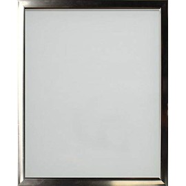 Frame Company Drayton Range Chrome Effect Photo Frame, 8x8 inch