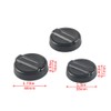 AIXXCUVQ 3piece Keyhole Covers for 2007-2018 JK Door Covers Strong