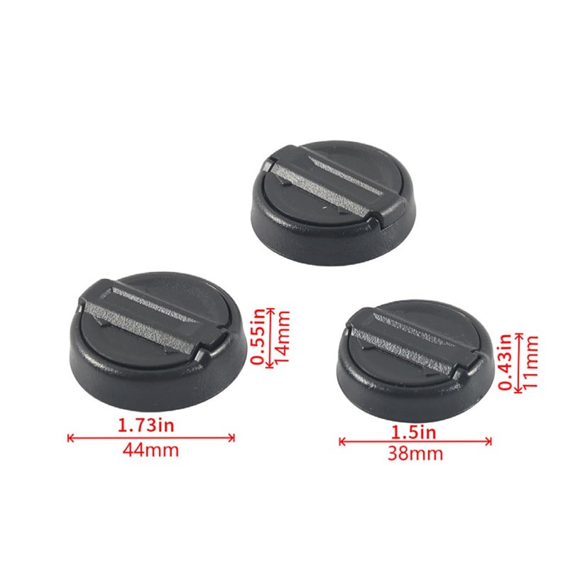 AIXXCUVQ 3piece Keyhole Covers for 2007-2018 JK Door Covers Strong