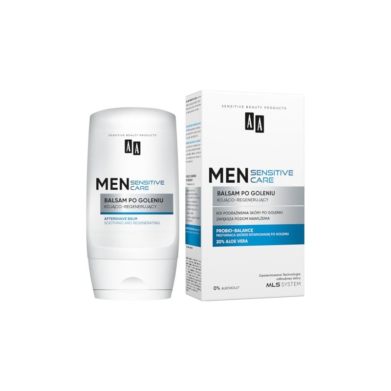 AA Men Sensitive Shaving Lotion Soothing Regenerating 100 ml