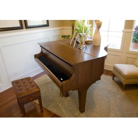 Steinmayer Kirstein Key Runner – Dust Cover Made of High-Quality Felt – Piano Runner for Piano, Grand Piano and Digital Piano – Black