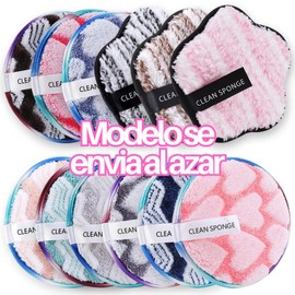 UNIVERSOENLÍNEA.COM | Paq. 20 Almohadillas Desmaquillantes Faciales | De Algodón Suave Doble Cara Lavable Reutilizable Removedor Maquillaje Toalla limpiadora Facial (20 Piezas Colores Surtidos)