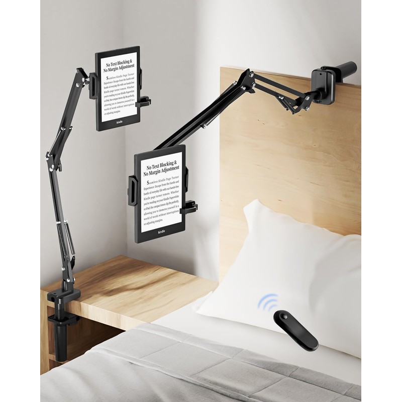 Bongogoo Kindle Holder with Remote Page Turner – Kindle Stand