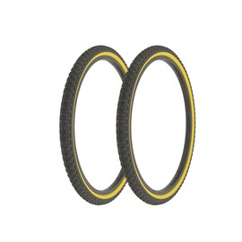 ALTALINE Bicycle 24" x 1.75" Black/Gum Side Wall 2 Tires AL-1143 Comp III BMX Style | (Two Tire)