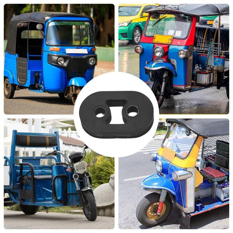 Rubber Muffler Hanger | Double- Automotive Exhaust Hangers Tailpipe Damping